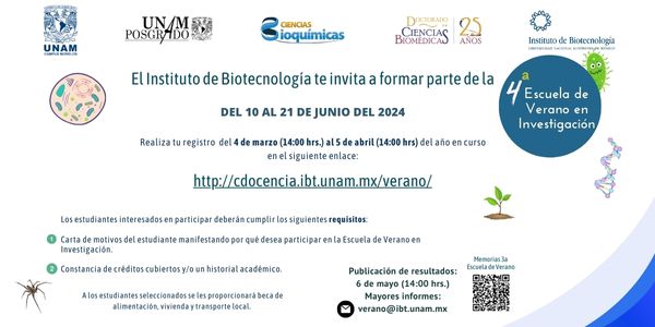 4a Escuela de Verano en Investigación
