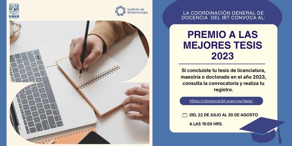 Premio a las mejores tesis Instituto de Biotecnología 2023